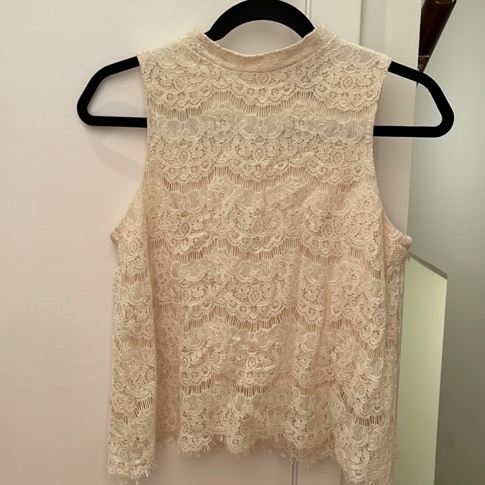 Forever 21 lace crochet halter top